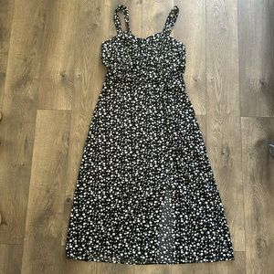 SHEIN Black with white flower, spring/summer dress